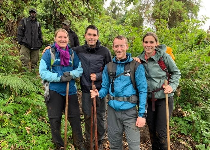 Gorilla trekking and golden monkey safari in Rwanda